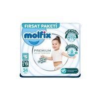 Molfix Premium Bebek Bezi Fırsat Paketi 6 Beden 15+ Kg 34 Adet