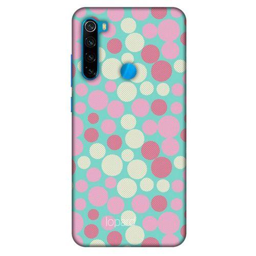 Xiaomi Redmi Note 8 Kılıf Pastel Renkler (50) Shockproof Kılıf Bordo Pembe