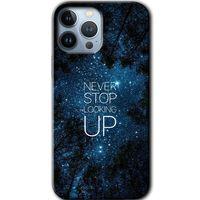 MRCİLETİSİM iPhone 13 Pro Kılıf Baskılı Kapak - Stars Wallpaper + 5D Tam Kaplayan Cam