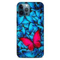 Apple iPhone 12 Pro Max Kılıf Kelebek Etkisi (1) Kılıfı Karışık Renkli