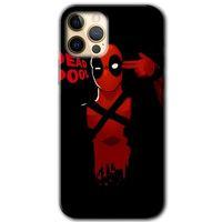 iPhone 12 Pro Max Kılıf HD Desen Baskılı Arka Kapak - DeadPool 4 + Kırılmaz Cam
