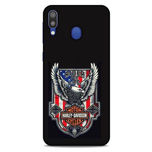 Samsung Galaxy M20 Uyumlu Kılıf Motorsiklet (7) Telefon Kılıfı Harley Davidson