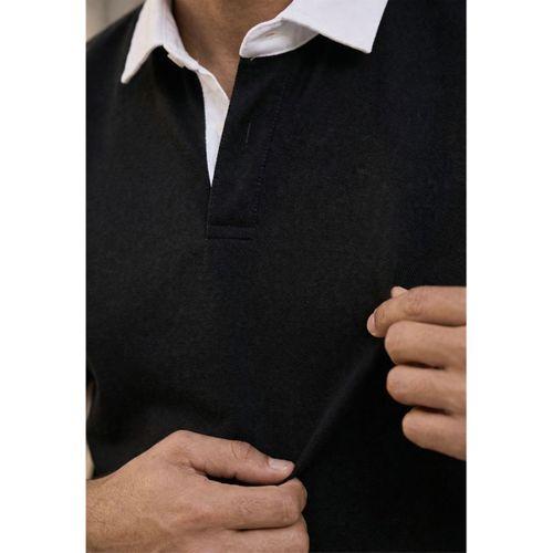 Arthur Regular Fit Nova Pike Kumaş Polo Yaka T-Shirt - Siyah