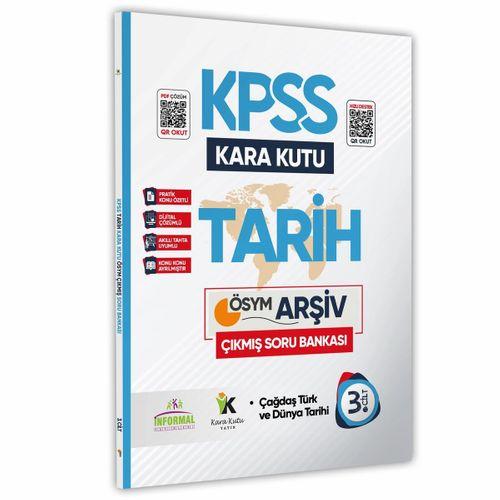 KPSS Tarihin Kara Kutusu 3 Cilt En Kapsamlı Çıkmış Soru Bankası Konu Özetli Dijital Çözümlü