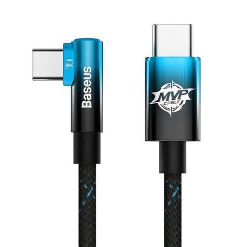 Baseus MVP 2 Elbow 100W Type-C to Type-C Ultra Hızlı Şarj ve Data Kablosu 2m