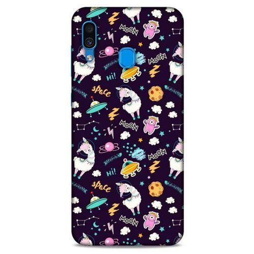 Spacex (47) Tema Crystal Flex Kılıf Samsung Galaxy A30 Kılıf