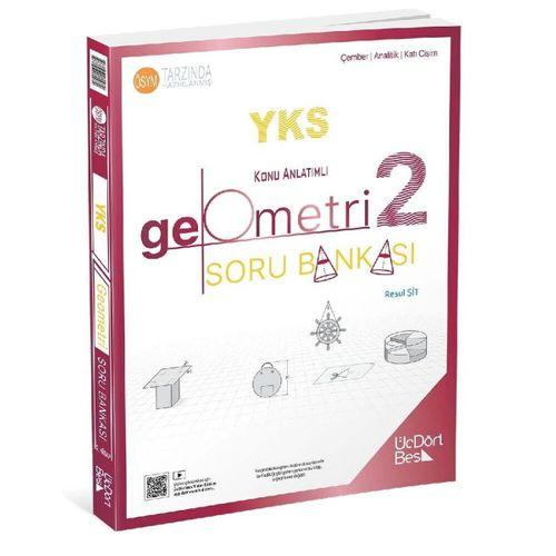 TYT AYT Geometri Soru Bankası 2. Kitap ÜçDörtBeş Yayınları