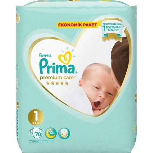 Çocuk Prima Premium Care Bebek Bezi Ekonomik Paket 1 Beden 70 Adet