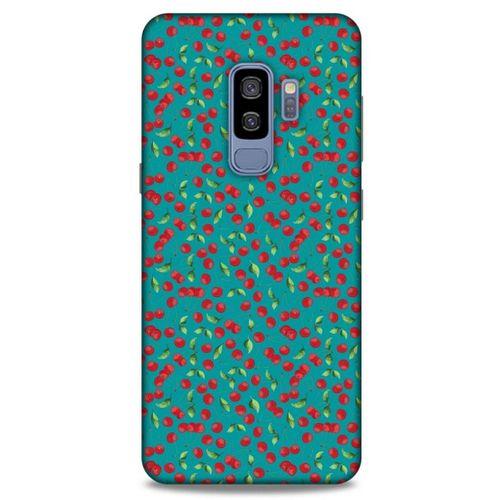 Frutix Vişne 01 Samsung Galaxy S9 Plus Kılıf Desenli Silikon