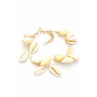 Deniz Kabuğu Bileklik - Beyaz