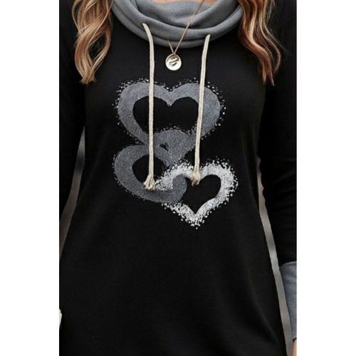 Kadın Uzun Kollu Balıkçı Yaka Bağcıklı Iki Iplik Elbise