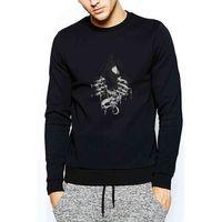 Venom Baskılı Siyah Erkek Sweatshirt