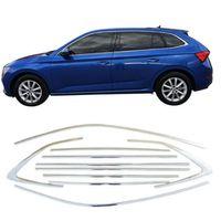 Skoda Uyumlu Scala 2019+ 12 Parça Cam Çerçevesi
