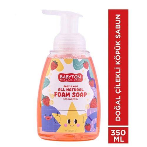 Babyton Babyton Çocuklar İçin Doğal Köpük Sabun Çilek