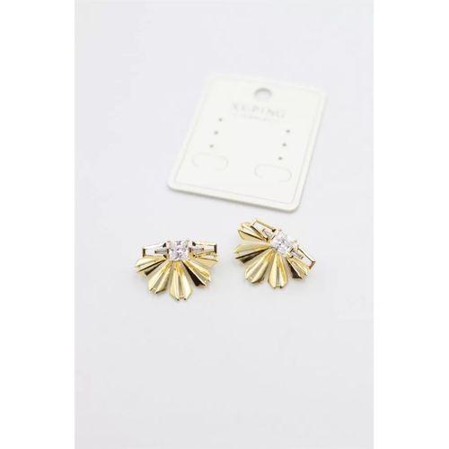 Taşlı Küpe - Altın