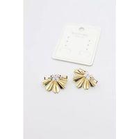 Taşlı Küpe - Altın