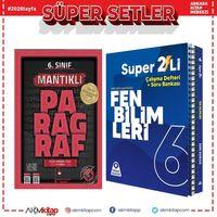 Örnek Akademi 6. Sınıf Fen Bilimleri Süper İkili ve Edebiyat Sokağı Mantıklı Paragraf Soru Bankası Seti 2 Kitap
