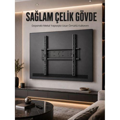 Büyük Ekran Tv Duvar Askısı 50-95 İnç Dayanıklı Sabit Askı Atı Kolay Kurulum