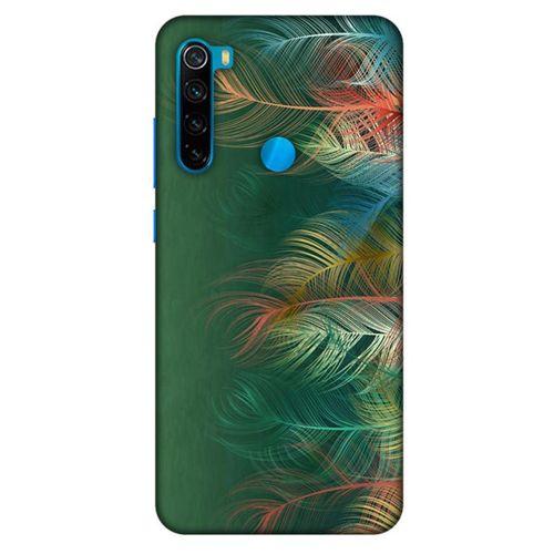 Xiaomi Redmi Note 8 Kılıf Desenli Özel Seri Tüyler (31) TPU Kılıf