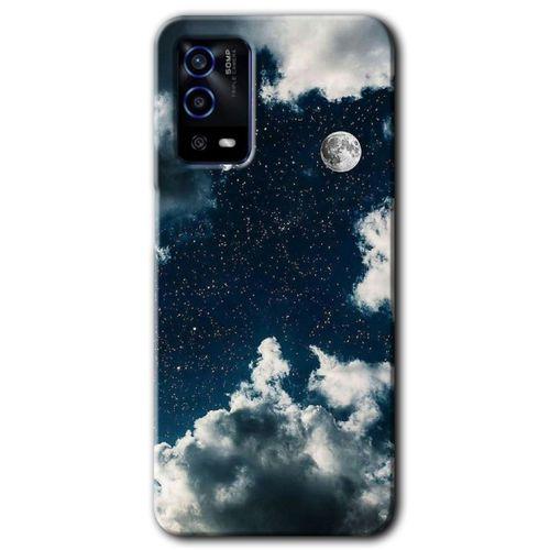 OPPO Oppo A55 Kılıf HD Desen Baskılı Arka Kapak - Gece Gökyüzü