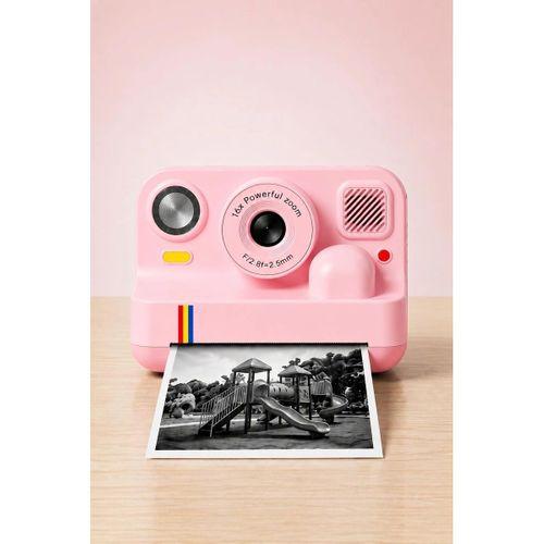 Çocuk Anında Baskılı Fotoğraf Makinesi 16mp Dijital Kamera 1080p Video Wifi Telefon Destekli