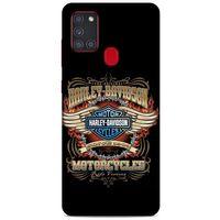 Samsung Galaxy A21s Uyumlu Kılıf Motorsiklet (6) Silikon Kılıf Harley Davidson