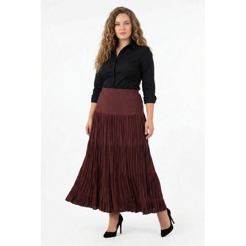 Kadın Uzun Lastikli 5 Parça Etek BGL-ST05418