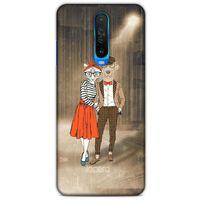 Xiaomi Redmi K30 5G Kılıf FunnyMaX (31) TPU Kılıf Kahverengi