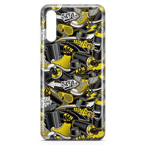 Samsung Galaxy A70 Kılıf Converse Freedom Arka Kapak Koruma Desenli Full Koruyucu