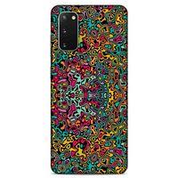 Lopard Samsung Galaxy S20 Uyumlu Kılıf Soyut Sanat (30) Desenli Silicone Case