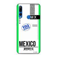 Huawei Y9 Prime 2019 Kılıf Uçak Bileti Mexico Arka Kapak Koruma Desenli Full Koruyucu