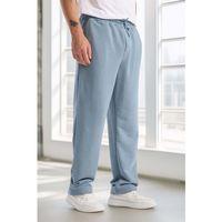 Mendes Baggy Kalıp Diagonal 3 İplik Kumaş Erkek Eşofman Altı Pantolon - Soğuk Mavi