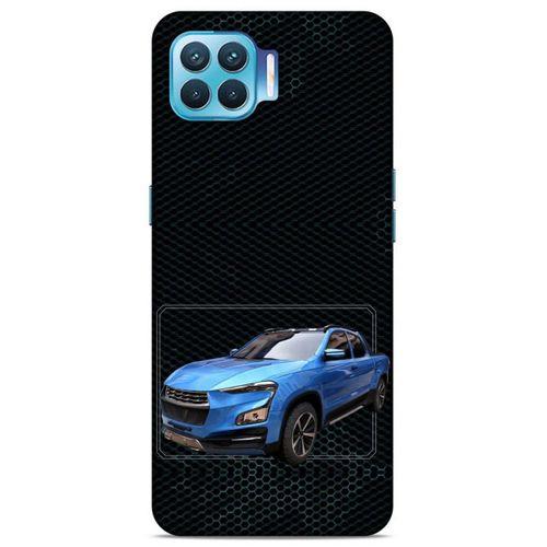 Lopard Oppo Reno 4 Lite Uyumlu Kılıf PickUpX (21) Koruyucu Kapak Parliement Mavi