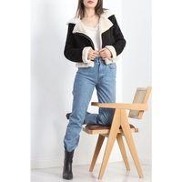 pilelistore Kürklü Mont Siyahekru