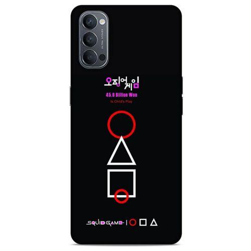 Oppo Reno 4 Uyumlu Kılıf Squid Game (37) Silicone Cover Soo