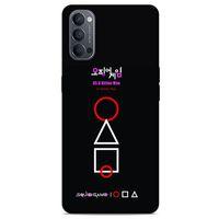 Oppo Reno 4 Uyumlu Kılıf Squid Game (37) Silicone Cover Soo
