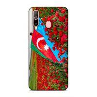 Samsung Galaxy A60 Uyumlu Kılıf Azarbaijan (8) Baskılı Kılıf Azərbaycan Lale