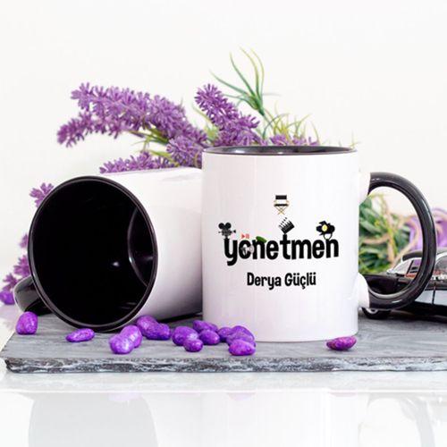 Kişiye Özel Yönetmen Kupa Bardak - Lacivert