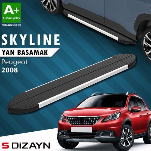S-Dizayn Peugeot 2008 Skyline Aluminyum Yan Basamak 173 Cm 2013-2019 A+ Kalite