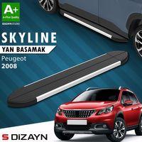 S-Dizayn Peugeot 2008 Skyline Aluminyum Yan Basamak 173 Cm 2013-2019 A+ Kalite