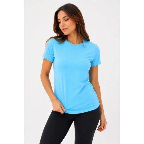 Basic Tişört Bisiklet Yaka Kısa Kol Günlük Yazlık Slim Fit T-Shirt - Turkuaz
