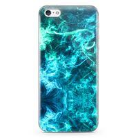 Apple iPhone 5 Kılıf Havuz Havuz Arka Kapak Koruma Desenli Full Koruyucu