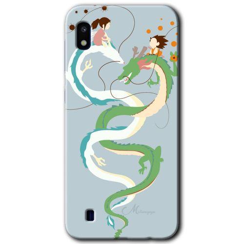 Potkal Hediye Fabrikası Samsung Galaxy A10 HD Baskılı Kılıf + 9D Tam Ekran Koruyucu - Snake Friendship