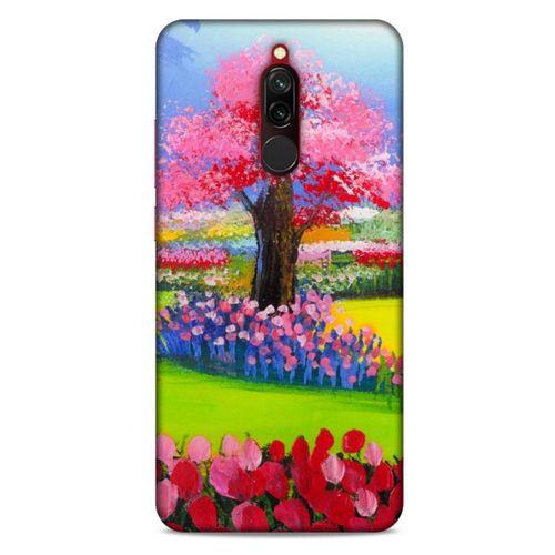 Xiaomi Redmi 8 Kılıf Japonya (40) Fit Silikon Kılıf Japonya Ağaçları