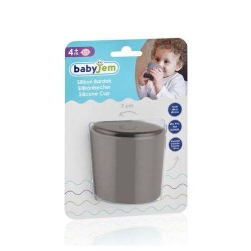BabyJem Silikon Bardak 714 Gri