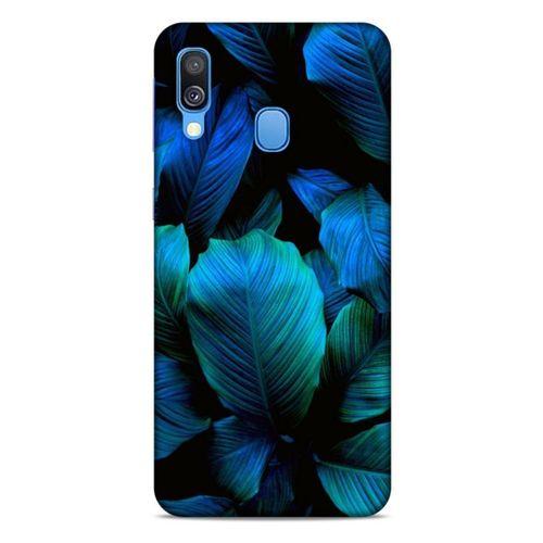 Lopard Samsung Galaxy A40 Uyumlu Kılıf Bahar (7) Telefon Kılıfı Okyanus Mavi