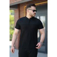 Erkek Hakim Yakalı Kısa Kollu Pamuklu T-shirt