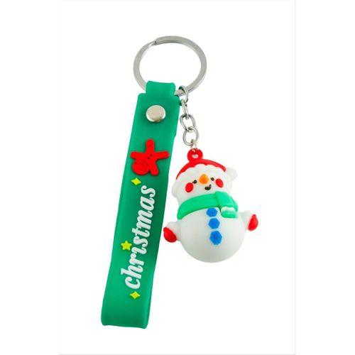 Kardan Adam Yılbaşı Silikon Anahtarlık