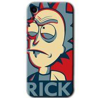 iPhone XR Kılıf HD Desen Baskılı Arka Kapak - Rick News + Kırılmaz Cam