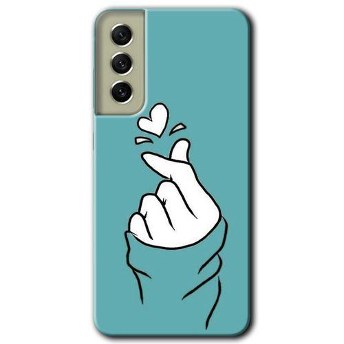 Galaxy S21 FE Kılıf HD Desen Baskılı Arka Kapak - Mutluluk